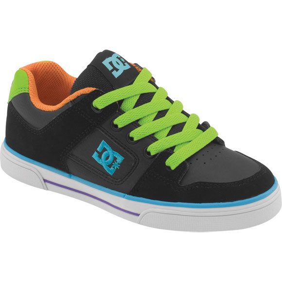dc shoes kids pure (blackcitrus) youth | achat skate, shoes, wear ...