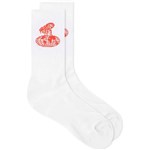 fucking awesome socks flea (white)