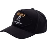 hockey cap snapback surface (black)
