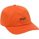 huf cap baseball polo curved visor set og logo (orange)
