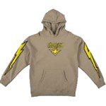 krooked sweatshirt hood bird lightening sleeves (sandstone)