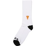 pizza socks emoji (white/black)