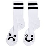 polar socks happy sad (white)