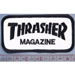 thrasher patch logo (black/white)