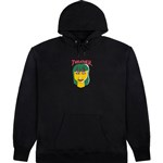 thrasher sweatshirt hood talk shit gonz (black)
