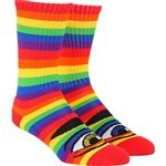 toy machine socks sect eye rainbow (multi)