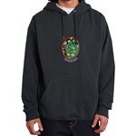 volcom sweatshirt hood fa nando von arb (ponderosa pine)