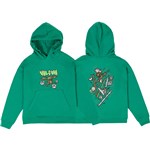 volcom sweatshirt kids hood fa todd bratrud (synergy green)