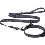 Carhartt WIP dog leash & collar script (artichoke/misty sage)