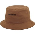 Carhartt WIP hat bucket bob script (rum/black)
