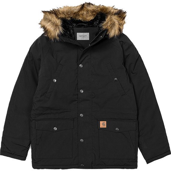 Carhartt WIP jacket parka trapper (black)