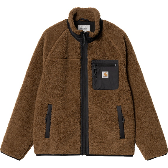 Carhartt WIP jacket polar prentis liner (deep h brown/black)