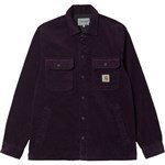Carhartt WIP jacket shirt cord whitsome (dark iris)