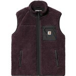 Carhartt WIP jacket vest polar prentis liner (dark plum/black)