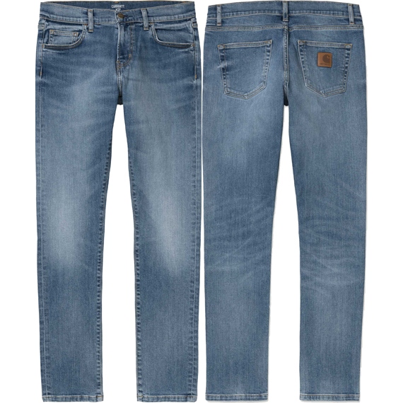Carhartt WIP pants rebel (blue mid used wash)