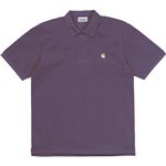 Carhartt WIP polo chase pique (provence/gold)