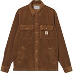 Carhartt WIP shirt jacket cord dixon (hamilton brown rinsed)