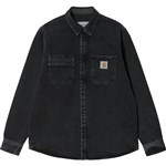 Carhartt WIP shirt jacket denim salinac (black stone washed)