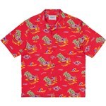 Carhartt WIP shirt short sleeves beach (beach print/etna red)
