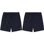 Carhartt WIP short boardshort swim trunk chase (dark navy)