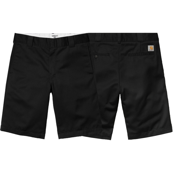 Carhartt WIP short chino master (black rinsed)