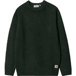 Carhartt WIP sweater anglistic (spreckled dark cedar)