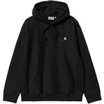 Carhartt WIP sweatshirt hood american script (black)