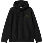 Carhartt WIP sweatshirt hood american script (black)