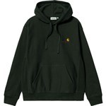 Carhartt WIP sweatshirt hood american script (dark cedar)