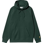 Carhartt WIP sweatshirt hood chase (discovery green/gold)