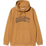 Carhartt WIP sweatshirt hood scrawl (ochre/enzian)