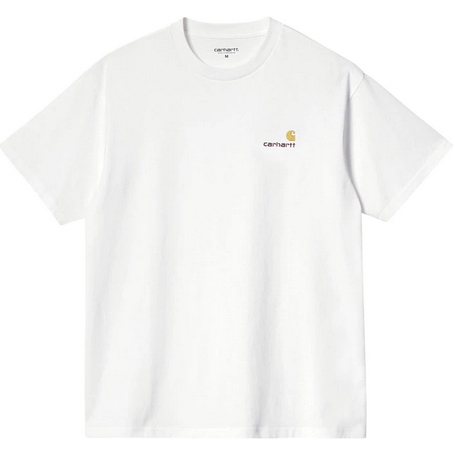 Carhartt WIP tee shirt american script (white)