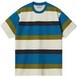Carhartt WIP tee shirt crouser stripe (amalfi)