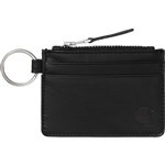 Carhartt WIP wallet cow leather with m ring (black)