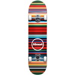 112 € : almost skateboard pack complet thin strip (black) 8