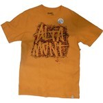 altamont tee shirt splattered basic (orange)