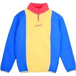 amigos sweatshirt three quarter zip (blue/banana/bubble gum)