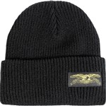 antihero beanie stock eagle label (black/yellow/black)