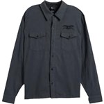 antihero shirt flannel long sleeves basic eagle (charcoal)