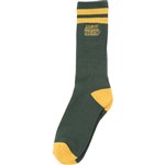antihero socks blackhero outline (green/yellow)