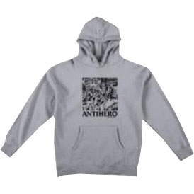 antihero sweatshirt hood sucks (cement)