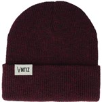 antiz beanie script (burgundy)