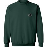 antiz sweatshirt crew owl emb (green)