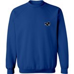 antiz sweatshirt crew owl emb (royal blue)