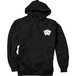 antiz sweatshirt hood aces (black)