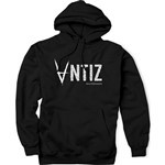 antiz sweatshirt hood big script (black)