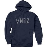 antiz sweatshirt hood big script (navy)