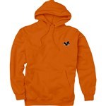 antiz sweatshirt hood owl emb (orange)