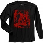 antiz tee shirt long sleeves hades (black/red)
