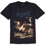 april tee shirt stallion (black)